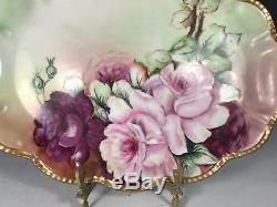 16 Large Hand Painted Tray Rose