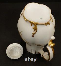 1870's Antique HAVILAND LIMOGES Porcelain HAND PAINTED Coffee Tea CHOCOLATE POT