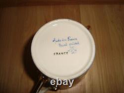 1940s LE TALLEC Hand Painted French Limoges Porcelain BIG Jam Serving Set Mint