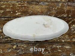 ANTIQUE 1800S LIMOGES PORCELAIN FISH SERVING PLATTER Hand Painted