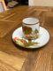 Antique Late 1800-s Hand Painted Limoges Demitasse Cabinet Cup & Saucer