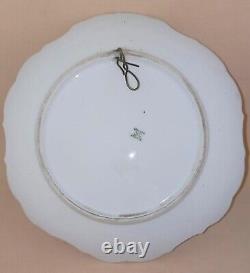 ANTIQUE LIMOGES SUPER QUALITY BEAUTIFUL LADY PORTRAIT WALL PLATE SIGNED-1900s