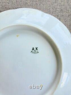 A. Kleinberg & Dwenger Akd France Antique Limoges Fish Snack Plate Hand Painted