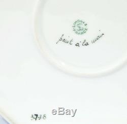 A Vintage Limoges Porcelain Hand Painted Jewellery/Jewel Casket