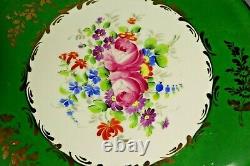Antique 19thC Limoges French Porcelain Centerpiece Bowl Platter Hand Painted