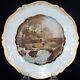 Antique Alfred Lanternier Limoges France Hand Painted Pastoral Scenic Plate 8.5