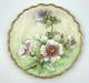 Antique Coronet Limoges France Antique Hand Painted Flowers Signed B Lamoure As