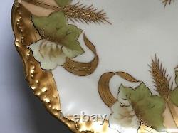 Antique French Hand Painted Limoges Plate Signed 8 3/4