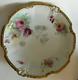 Antique French Limoges Charger With Hand Painted Roses