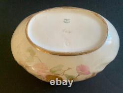 Antique H & C Limoges Hand Painted Bowl Bowl Gold Depose Large Aesthetic Style