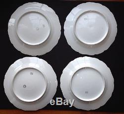 Antique Hand Painted China HAVILAND LIMOGES 4 6-PIECE SETTINGS Gold CFH1001