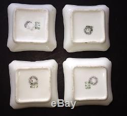 Antique Hand Painted China HAVILAND LIMOGES 4 6-PIECE SETTINGS Gold CFH1001