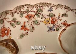 Antique Haviland & Co. Limoges Oyster Plate, Floral