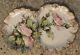 Antique Haviland Limoges Cfh / Gdm Hand Painted Roses Tray Platter 14 Long L@@k