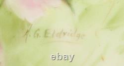 Antique Haviland Limoges Hand Painted Cabinet Plate Signed H. G. Eldridge