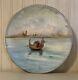Antique Jean Pouyat Limoges Hand Painted Gondola In Venice Lagoon Luncheon Plate