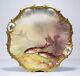Antique L. R. L. Hand Painted Fish Limoges France Signed Muville Cabinet Plate