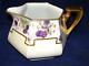 Antique Limoges Cider Lemonade Pitcher With Grapes Hand Painted