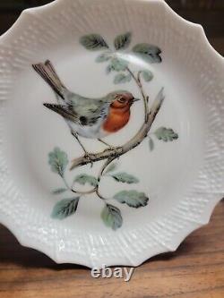 Antique Limoges Hand Painted Bird Appetize Plate