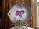 Antique Limoges Hand Painted Plate With Irises