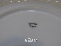 Antique Limoges Haviland Plate Poppies hand painted 8.5'