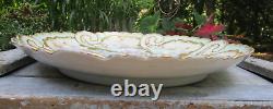 Antique Limoges Plate Dish Tray AK CD Hand Painted Gold Gild Klingenberg VF Rare