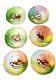 Antique Limoges Set Of 6 Game Bird Plaque Plate 10 Hand Painted Artist Signed
