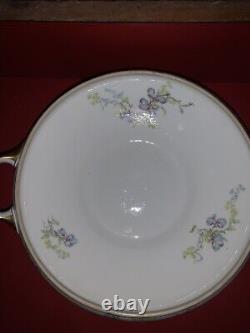 Antique Old Abbey HC Limoges Hand Painted Tureen