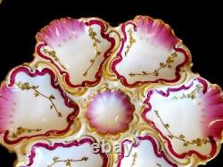 Antique Oyster Plate Exquisite