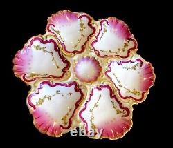 Antique Oyster Plate Exquisite