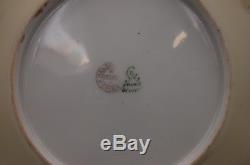 Antique Pickard China Limoges Hand Painted Violets Candy Dish Bowl