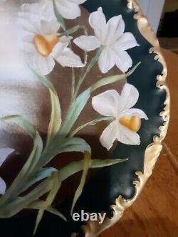 Antique T&V Depose Hand Painted Signed Plate 9.5 D