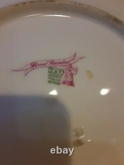 Antique T&V Depose Hand Painted Signed Plate 9.5 D