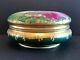 Antique T&v Limoges Porcelain Candy Dish Bowl With Lid Hand Painted Pre-1907