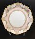 Antique Wg Limoges France Hand Painted Roses Heavy Gold Jeweled Service Tray