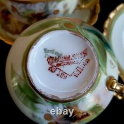 Antique porcelain LIMOGES White's Art Co of Chicago Coffee set