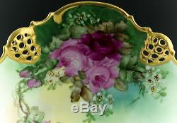 Antiques Rosenthal Hand Painted Roses Plate