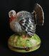 Beauchamp Hand Painted Limoges Peint Main'turkey Among Cornstalk