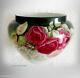 Bawo And Dotter Limoges Hand Painted Roses Jardiniere Circa 1900