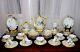 C1901 Limoges France Hand Painted Violets By M. B. Barlow Signed 60 Pcs China Set