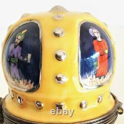 CROWN of the NATIVITY LIMOGES Peint Main, FRANCE, hand painted trinket box