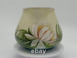 Captivating W. G. & Co. Limoges Hand-Painted Water Lillies Cider Pitcher