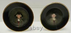 Extraordinary 39 Piece Hand Painted Limoges Declaration of Indepence Portraits