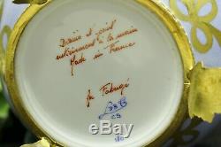 Faberge Limoges Swan Egg Limited Edition No. 56 Hand Painted Great Condition