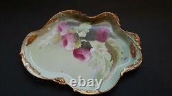 Fabulous Hand Painted Jean Pouyat Signed Emile Vanity Tray 12.5 x9