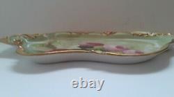 Fabulous Hand Painted Jean Pouyat Signed Emile Vanity Tray 12.5 x9
