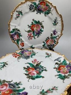 French Hand Painted Dessert Plates/ 6