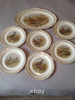 French vintage Limoges plates and server