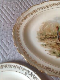 French vintage Limoges plates and server