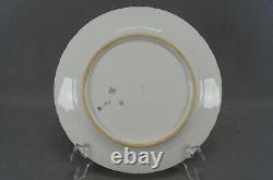 GDA Limoges Hand Painted Large Pink Roses & Gold 8 1/2 Inch Luncheon Plate C1902
